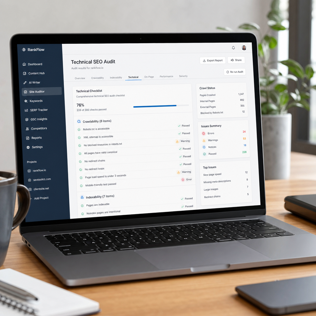 Tehnička SEO Optimizacija – Kompletan Checklist za Audit Sajta